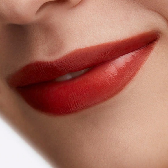 MAC Lipstick Local Celeb Lustreglass Burnt Orange Long Wearing Shine Full Size - Picture 5 of 10